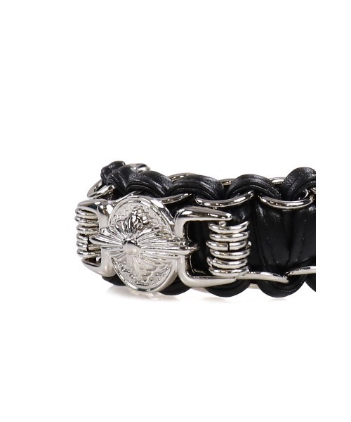 TOGA(トーガ)の「LEATHER BRAID BANGLE(ブレスレット・レディース・ブラック・OS)」の4枚目の写真