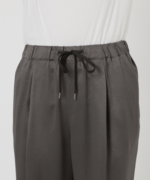 Spick & Span(スピックアンドスパン)の「《WEB限定 / 追加》ワッシャーサテンイージーパンツ(その他パンツ・レディース・ブラック/チャコールグレー・40/38/36)」の19枚目の写真