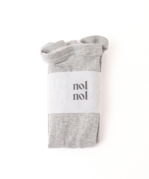 NOLLEY’S（ノーリーズ）の「【nolnol/ノルノル】静電気防止加工コットンタイツ（タイツ/ストッキング・レディース・ブラック/チャコールグレー/ライトグレー/ネイビー・FREE）」の4枚目の写真