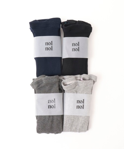 NOLLEY’S（ノーリーズ）の「【nolnol/ノルノル】静電気防止加工コットンタイツ（タイツ/ストッキング・レディース・ブラック/チャコールグレー/ライトグレー/ネイビー・FREE）」の17枚目の写真