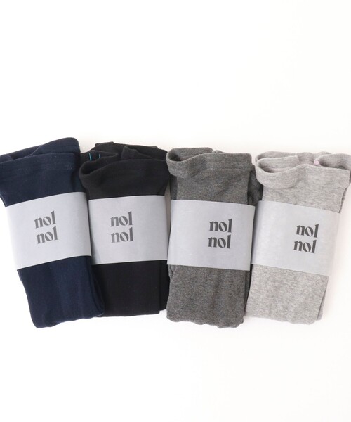 NOLLEY’S（ノーリーズ）の「【nolnol/ノルノル】静電気防止加工コットンタイツ（タイツ/ストッキング・レディース・ブラック/チャコールグレー/ライトグレー/ネイビー・FREE）」の18枚目の写真