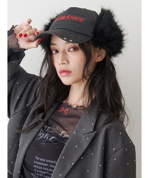 セール】フラップファーハトメキャップ（キャップ）｜jouetie