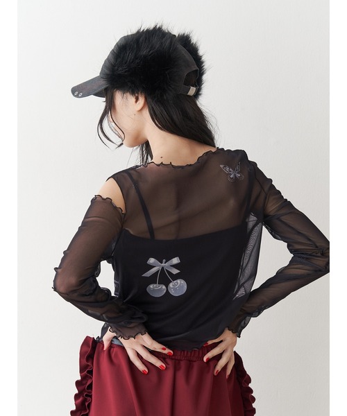 jouetie(ジュエティ)の「フラップファーハトメキャップ(キャップ・レディース・ブラック/カーキ/ブラウン・FREE)」の6枚目の写真