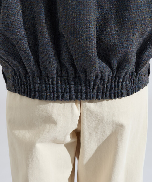 セール】English Wool 襟付きブルゾン/イングリッシュウール