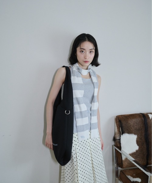 Soft embroidery shoulder bag/ソフトタッチ刺繍ショルダーバッグ