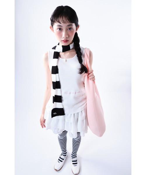 Soft embroidery shoulder bag/ソフトタッチ刺繍ショルダーバッグ