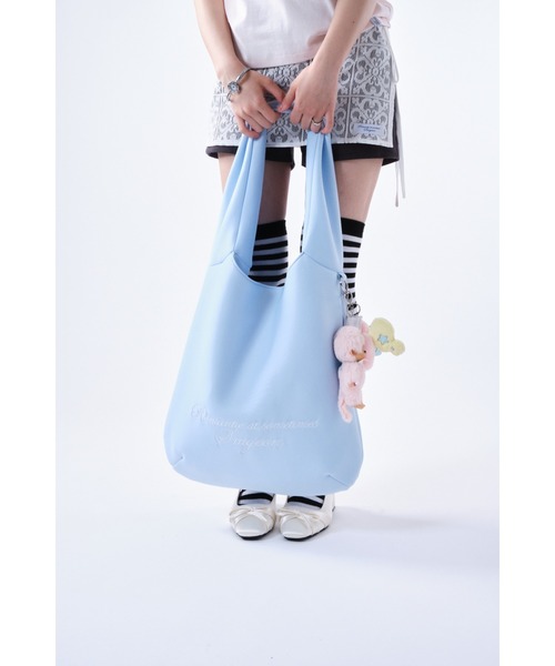Smyeon（スミョン）の「Soft embroidery shoulder bag/ソフトタッチ