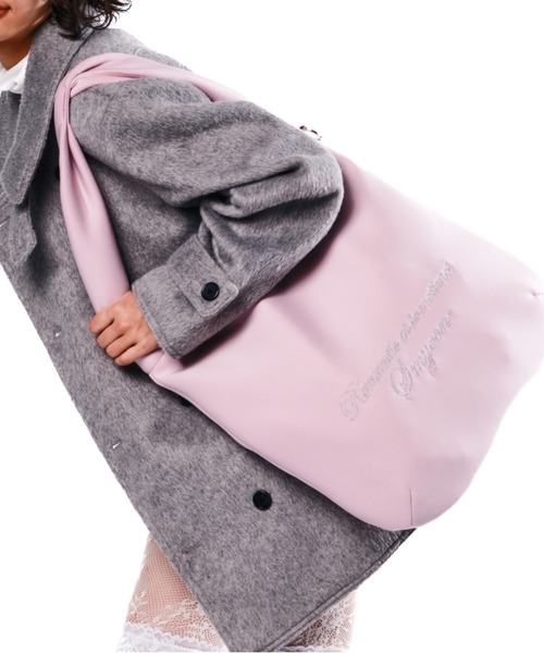 Soft embroidery shoulder bag/ソフトタッチ刺繍ショルダーバッグ