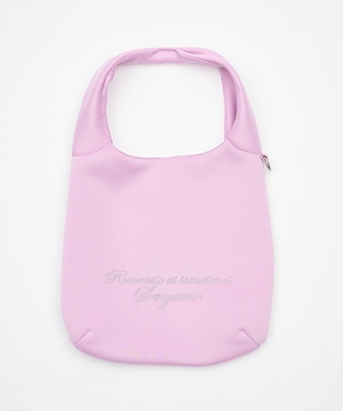 Soft embroidery shoulder bag/ソフトタッチ刺繍ショルダーバッグ