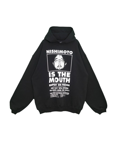 NISHIMOTO IS THE MOUTH（ニシモト イズ ザ マウス）の「CLASSIC SWEAT HOODIE | NISHIMOTO IS THE MOUTH（パーカー・メンズ・杢グレー/ライトイエロー/スモークピンク/ブラック・MEDIUM/LARGE/X-LARGE）」の13枚目の写真