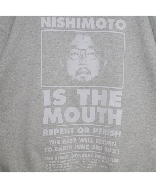 NISHIMOTO IS THE MOUTH（ニシモト イズ ザ マウス）の「CLASSIC SWEAT HOODIE | NISHIMOTO IS THE MOUTH（パーカー・メンズ・杢グレー/ライトイエロー/スモークピンク/ブラック・MEDIUM/LARGE/X-LARGE）」の22枚目の写真