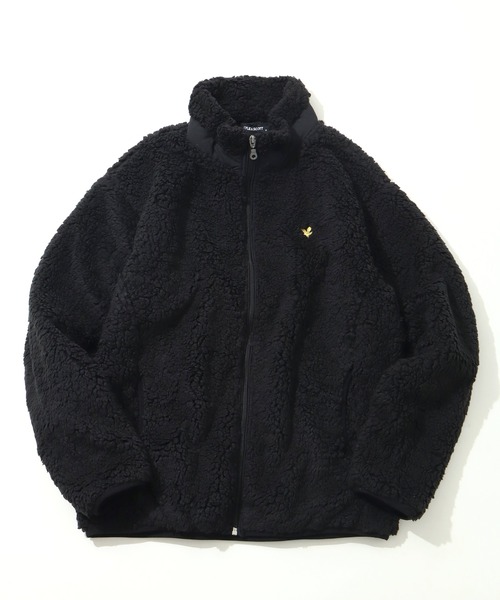 LYLE&SCOTT(ライルアンドスコット)の「【LYLE&SCOTT/ライルアンドスコット】 ボアフリース スタンドカラー ジップアップブルゾン(ブルゾン・メンズ・ベージュ/ネイビー/ブラック/ワイン・M/LL/L)」の18枚目の写真