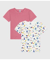 PETIT BATEAU | 半袖Ｔシャツ２枚組(インナーウェア/肌着)