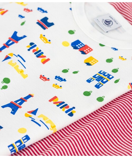 PETIT BATEAU（プチバトー）の「半袖Ｔシャツ２枚組（インナーウェア/肌着・キッズ・その他1・2YEAR/3YEAR/4YEAR/5YEAR）」の3枚目の写真