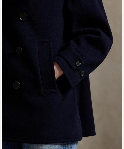 新品同様✨　ポロラルフローレン　ステンカラー　ピーコート　ウール　ネイビー 楽天市場】LAUREN Ralph Lauren Men's Bal Collar Stretch Rain