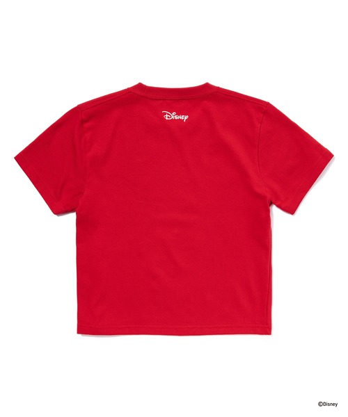 Disney（ディズニー）の「MICKEY MOUSE / CROPPED T-SHIRT A（Tシャツ/カットソー・レディース・レッド・S/M）」の5枚目の写真