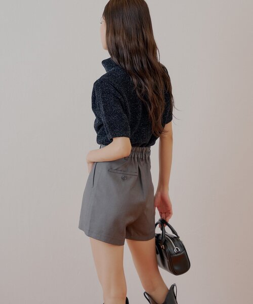 Chico(チコ)の「バックネームショートパンツ(その他パンツ・レディース・グレー系その他2/ブラック/グレー・FREE)」の18枚目の写真