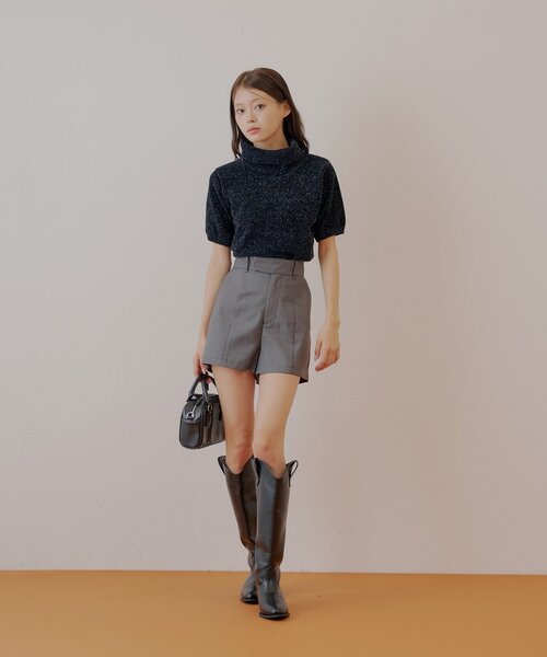 Chico(チコ)の「バックネームショートパンツ(その他パンツ・レディース・グレー系その他2/ブラック/グレー・FREE)」の19枚目の写真