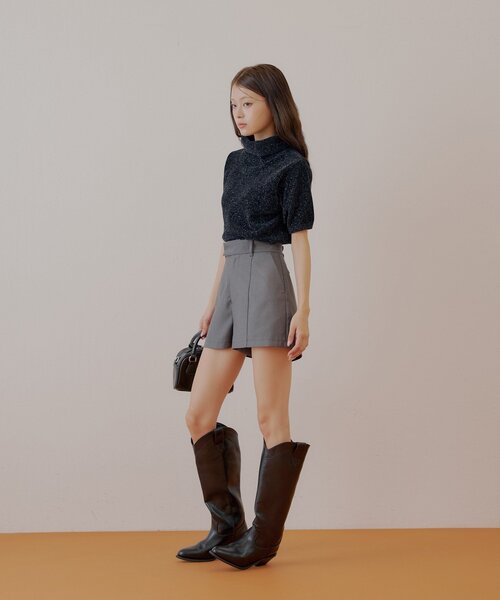 Chico(チコ)の「バックネームショートパンツ(その他パンツ・レディース・グレー系その他2/ブラック/グレー・FREE)」の20枚目の写真