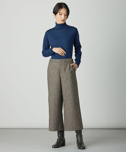 J.PRESS(ジェイプレス)の「ラメツイード クロップド パンツ(その他パンツ・レディース・ベージュ系/ブラウン系/グレー系・13/11/9/7)」の15枚目の写真