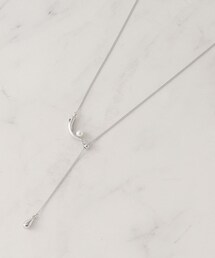 grove | 三日月メタルパール調スライドネックレス(ネックレス)