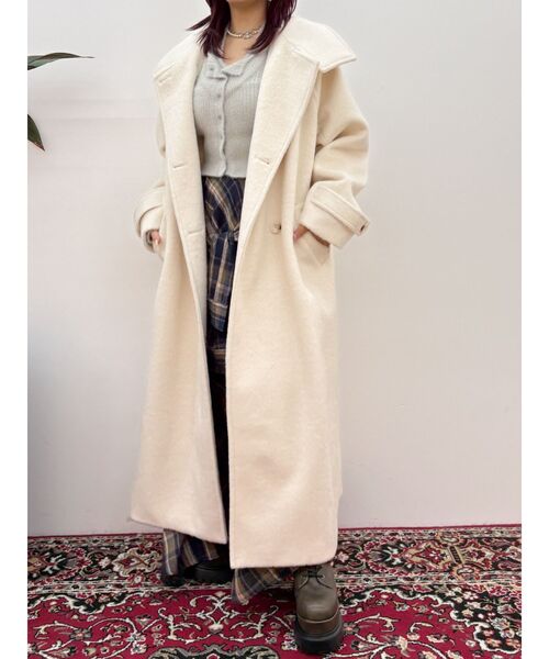 EVRIS ロングアウター 最終値下げ】EVRIS ベルテッドロング