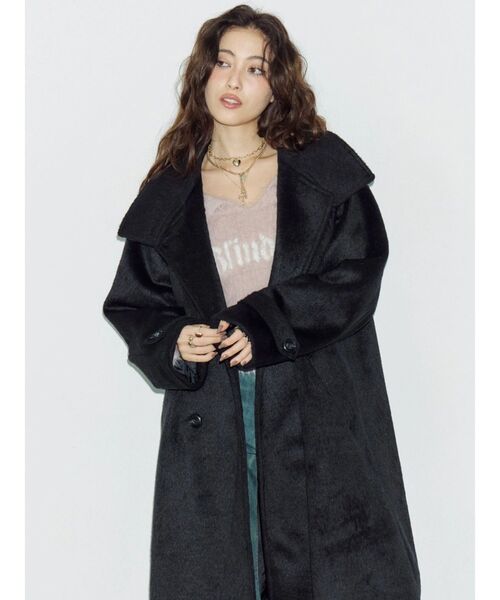 セール】スタンドカラーロングコート（チェスターコート）｜EVRIS