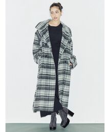 EVRIS | スタンドカラーロングコート(チェスターコート)