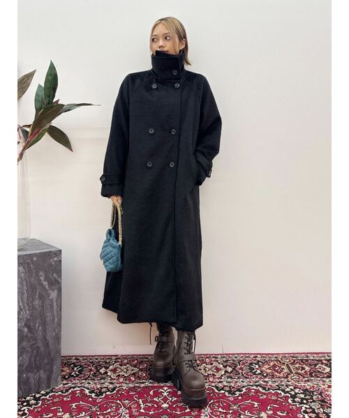 専用　EVRIS スタンドカラーロングコート セール】スタンドカラーロングコート（チェスターコート）｜EVRIS