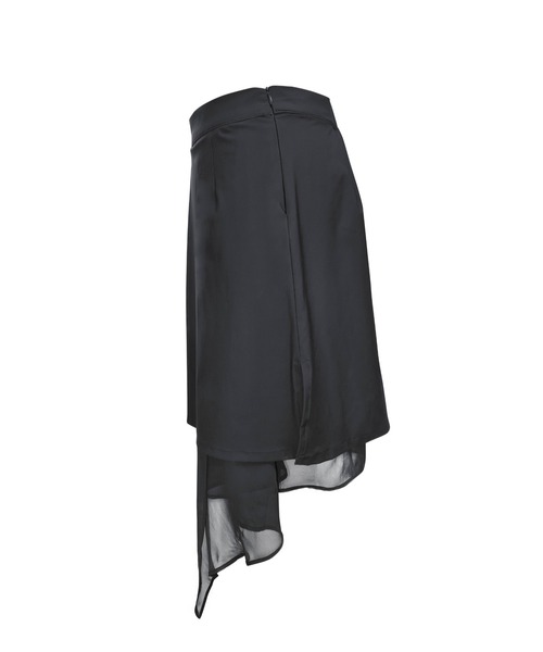L.H.P(エルエイチピー)の「JUNGDO/ジョンド/DARIPING MLTI LAYER SKIRT(スカート・レディース・ブラック・F)」の4枚目の写真