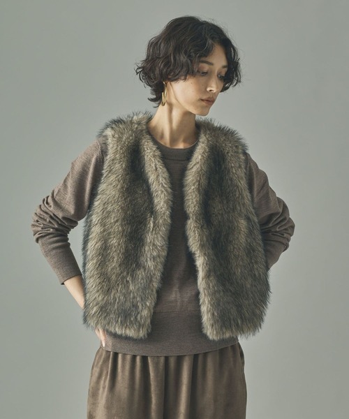 Curensology(カレンソロジー)/ショートファーベスト（ベスト