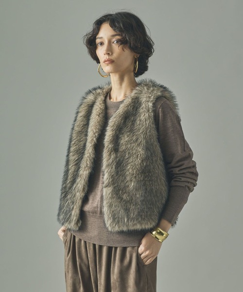 Curensology(カレンソロジー)/ショートファーベスト（ベスト