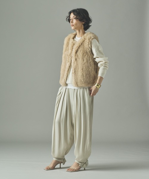 Curensology(カレンソロジー)/ショートファーベスト（ベスト