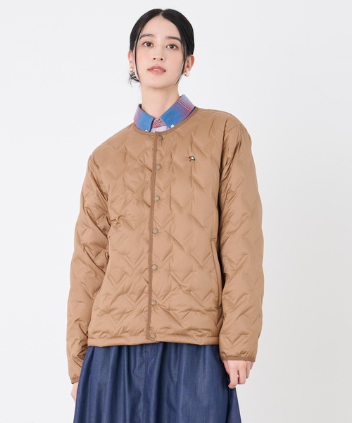 Arnold Palmer（アーノルドパーマー）の「シームレス シェア インナーダウンジャケット（ダウンジャケット/コート・レディース・ダークベージュ/オフホワイト/ブラック・LL/L/M/S/XS）」の15枚目の写真