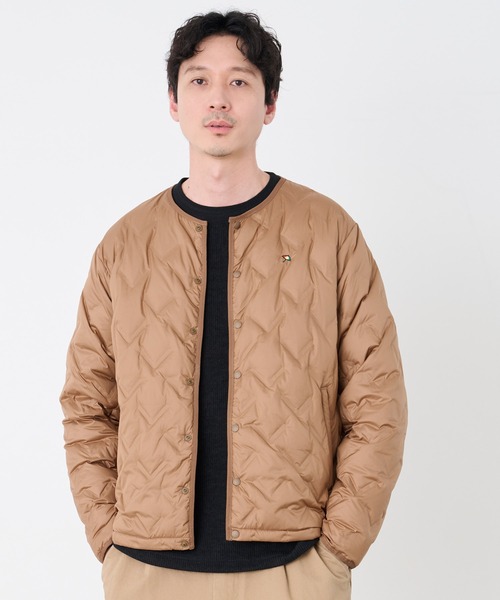 Arnold Palmer（アーノルドパーマー）の「シームレス シェア インナーダウンジャケット（ダウンジャケット/コート・レディース・ダークベージュ/オフホワイト/ブラック・LL/L/M/S/XS）」の17枚目の写真