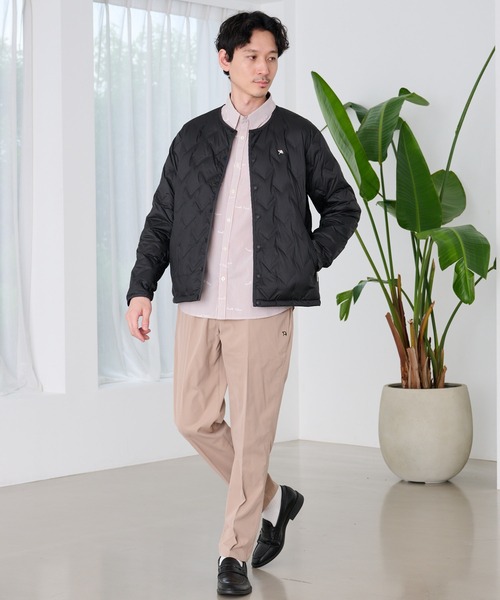 Arnold Palmer（アーノルドパーマー）の「シームレス シェア インナーダウンジャケット（ダウンジャケット/コート・レディース・ダークベージュ/オフホワイト/ブラック・LL/L/M/S/XS）」の14枚目の写真