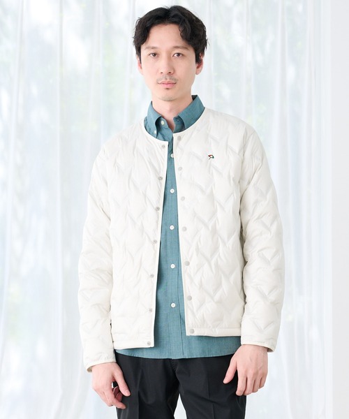 Arnold Palmer（アーノルドパーマー）の「シームレス シェア インナーダウンジャケット（ダウンジャケット/コート・レディース・ダークベージュ/オフホワイト/ブラック・LL/L/M/S/XS）」の8枚目の写真