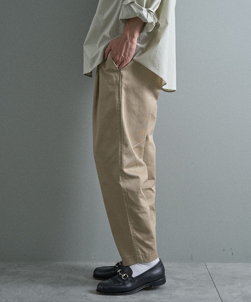 CRAFT STANDARD BOUTIQUE（クラフトスタンダードブティック）の「イージースリムテーパードパンツ（その他パンツ・メンズ・ベージュ/ブラック/カーキ・L/M/S）」の11枚目の写真