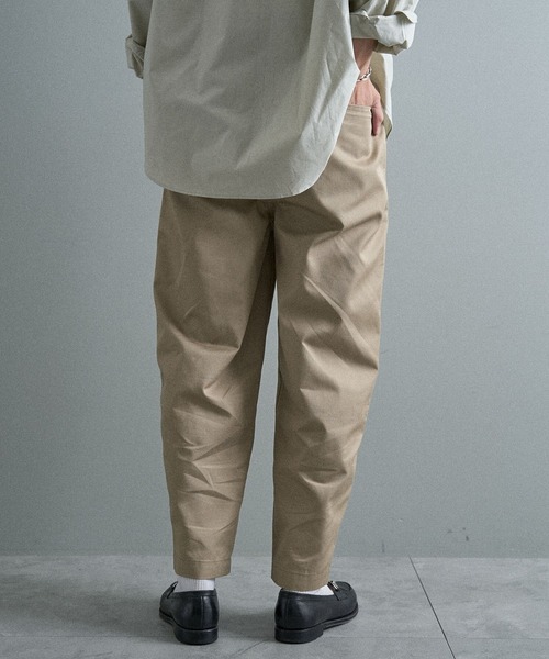 CRAFT STANDARD BOUTIQUE（クラフトスタンダードブティック）の「イージースリムテーパードパンツ（その他パンツ・メンズ・ベージュ/ブラック/カーキ・L/M/S）」の12枚目の写真