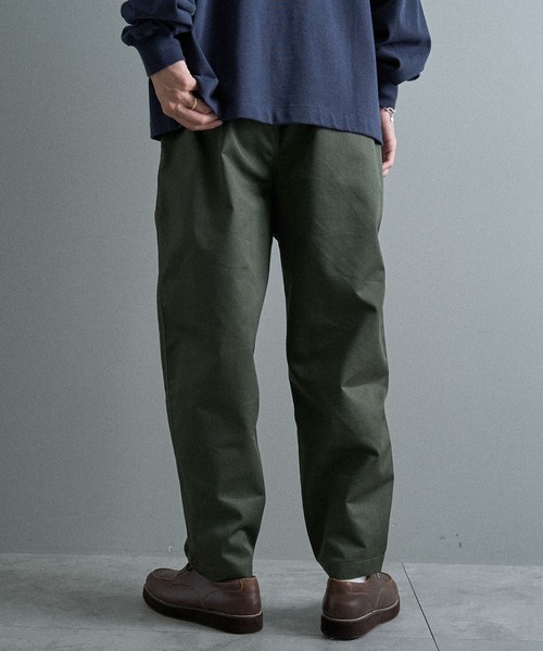 CRAFT STANDARD BOUTIQUE（クラフトスタンダードブティック）の「イージースリムテーパードパンツ（その他パンツ・メンズ・ベージュ/ブラック/カーキ・L/M/S）」の6枚目の写真