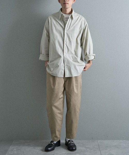 CRAFT STANDARD BOUTIQUE（クラフトスタンダードブティック）の「イージースリムテーパードパンツ（その他パンツ・メンズ・ベージュ/ブラック/カーキ・L/M/S）」の13枚目の写真