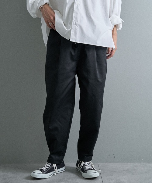 CRAFT STANDARD BOUTIQUE（クラフトスタンダードブティック）の「イージースリムテーパードパンツ（その他パンツ・メンズ・ベージュ/ブラック/カーキ・L/M/S）」の16枚目の写真