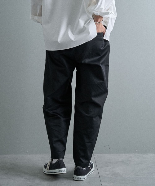 CRAFT STANDARD BOUTIQUE（クラフトスタンダードブティック）の「イージースリムテーパードパンツ（その他パンツ・メンズ・ベージュ/ブラック/カーキ・L/M/S）」の18枚目の写真