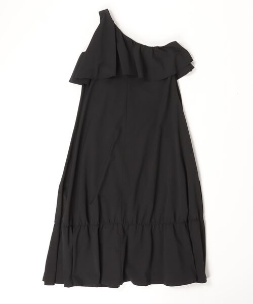 mikomori（ミコモリ）の「ONESHOULDER MAXI OP（ワンピース・レディース・ブラック・FREE）」の2枚目の写真