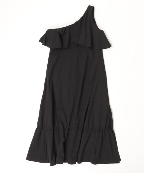 mikomori（ミコモリ）の「ONESHOULDER MAXI OP（ワンピース・レディース・ブラック・FREE）」の10枚目の写真