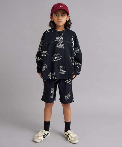 PAIRMANON STREET（ペアマノンストリート）の「【綿100%】落書き セットアップ【PAIRMANON STREET】（セットアップ・キッズ・ネイビー/ブラウン/ブラック・130/140/120/90/100/160/110/150）」の6枚目の写真