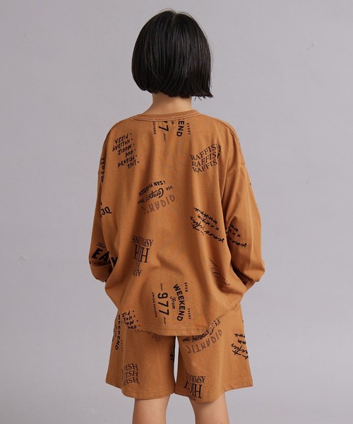 PAIRMANON STREET（ペアマノンストリート）の「【綿100%】落書き セットアップ【PAIRMANON STREET】（セットアップ・キッズ・ネイビー/ブラウン/ブラック・130/140/120/90/100/160/110/150）」の10枚目の写真