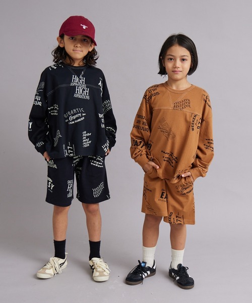 PAIRMANON STREET（ペアマノンストリート）の「【綿100%】落書き セットアップ【PAIRMANON STREET】（セットアップ・キッズ・ネイビー/ブラウン/ブラック・130/140/120/90/100/160/110/150）」の12枚目の写真