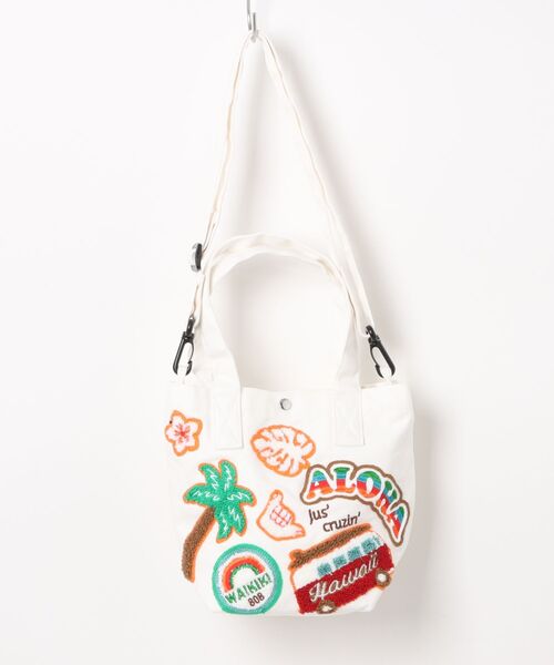 Kahiko（カヒコ）の「【Kahiko】マハナ相良刺繍トートバッグ（トートバッグ・レディース・ホワイト/ベージュ/ミント・FREE）」の8枚目の写真