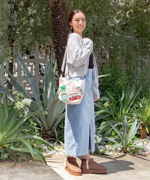 Kahiko（カヒコ）の「【Kahiko】マハナ相良刺繍トートバッグ（トートバッグ・レディース・ホワイト/ベージュ/ミント・FREE）」の5枚目の写真